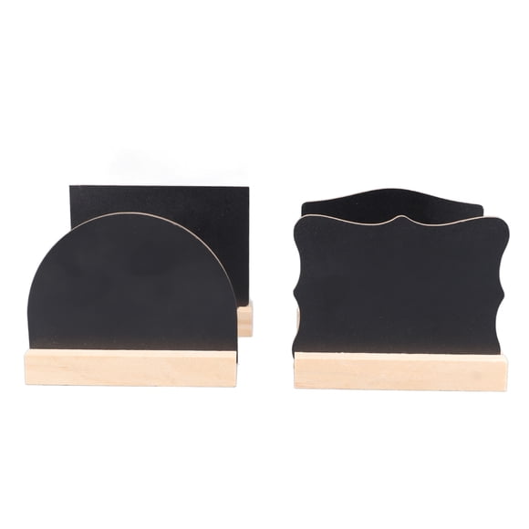 Mini Letreros De Pizarra De Mesa, Letreros De Pizarra De Madera De álamo Ligeros, Respetuosos Con El Medio Ambiente, De Doble Cara, Seguros Para Barra Para El Hogar