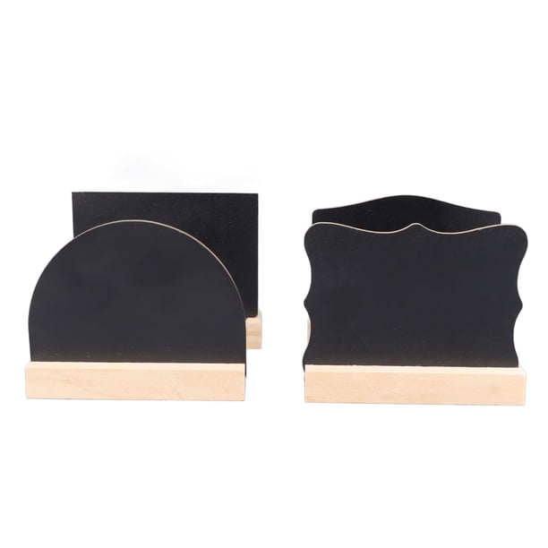 Mini Letreros De Pizarra De Mesa, Letreros De Pizarra De Madera De álamo Ligeros, Respetuosos Con El Medio Ambiente, De Doble Cara, Seguros Para Barra Para El Hogar