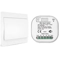 thumbnail image 1 of RF433 and WiFi Wireless Remote Control Light Switch,No Battery&Wiring&Hub Required,Compatible with Alexa Google Home Tuya Smart Life APP,1 Switch 1 Re, 1 of 5