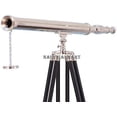 thumbnail image 1 of Nauticalmart Floor Standing Chrome Harbor Master Telescope 60", 1 of 5