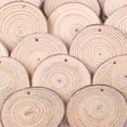 thumbnail image 1 of Rodajas De Madera 30 Piezas Rodajas De Madera De 10 Cm Con Agujero Y Cuerda De Yute De 10 Metros Rodajas De Madera Natural Rodajas De Madera Dec, 1 of 2