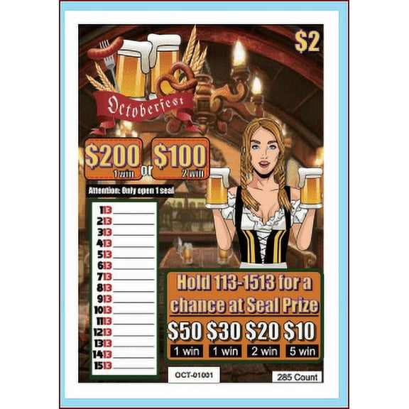 Oktoberfest BINGO Pull Cards