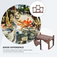 thumbnail image 4 of SHISUYAN Wooden Antique Shelf Curio Display Rack Tea Canister Display Stand Home Decor, 4 of 8