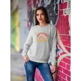 thumbnail image 2 of Emotionally Exhausted Frog Sweatshirt Women -Smartprints Designs, Female Small, 2 of 4