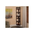 thumbnail image 4 of Regency Flip Flop 67" High Corner Folding Bookcase- Mocha Walnut, 4 of 6