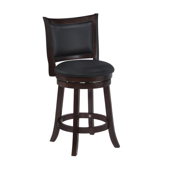 New Classic Furniture Bristol 24" Solid Wood Counter Stool in Brown