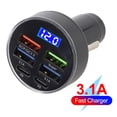 thumbnail image 3 of Bgsha Super Fast 33W PD QC3.0 Type-C Car Charger Universal Socket Adapter 6 Charger, 3 of 10