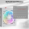 thumbnail image 2 of Fuente de alimentación Redragon RGPS-650W 80+ Gold 650W ATX Blanca, 2 of 7