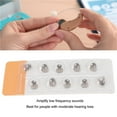 thumbnail image 4 of Silicone Sound  Round Dome Set, 10pcs for Phonak Audeo Paradise Lumity, 4 of 8