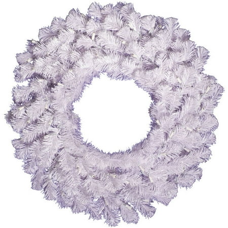 Vickerman 36" Crystal White Spruce Artificial Christmas Wreath, Unlit