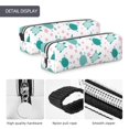 thumbnail image 4 of Naloa Sea Turtle Leather Pencil Case, Makeup Pouch, Zipper Pouch for Daily Essentials, Storage Organizer, Cosmetics and Stationary Bag, 4 of 7