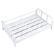 thumbnail image 2 of Cama elevada para perros de acero al carbono, versátil, para exteriores, con patas antideslizantes y rieles. Blanco, 2 of 9