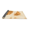 thumbnail image 2 of Ahgly Company Indoor Square Abstract Orange Modern Area Rugs, 6' Square, 2 of 4