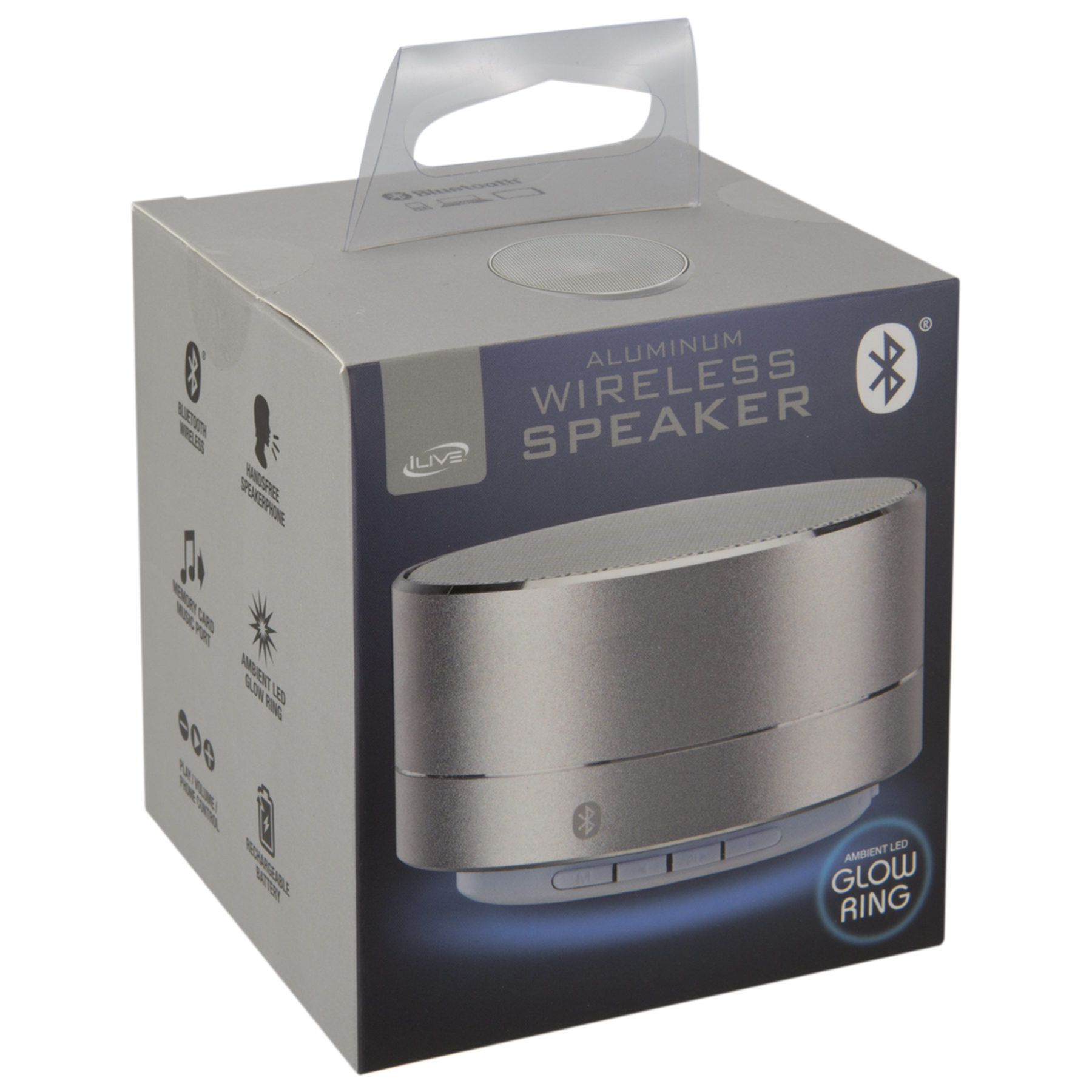 Ilive aluminum wireless speaker Clearance