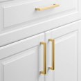 thumbnail image 5 of Modern Square Brass Cabinet Handles, Stainless Steel with Brushed Brass Finish for Furniture Hardware, Sleek Rust Resistant Design for Your Home Update, 5 of 5