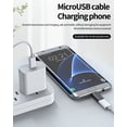 thumbnail image 2 of USB C Female to Micro USB Male Charger Adapter(3Pack)Type C Cable Power Charging Port Transfer Connector Android Converter Compatible for Samsung S6 S7 edge+ Active Note4 Note5 Accessories Conversion, 2 of 7