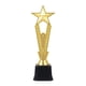 thumbnail image 3 of Trofeo Estrella Premios Ganadores Medalla Decoración de Fiesta Trofeo Copa Recompensas Dorado para 22cm, 3 of 9