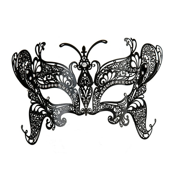 Black Butterfly Lace Halloween Decorative Costume Mask