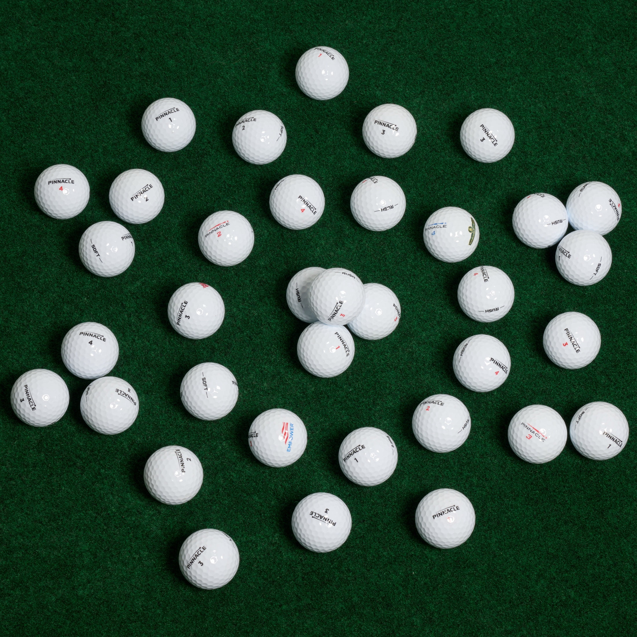 Hit Me Again - Pinnacle Mint Recycled Golf Balls (36 Pack)