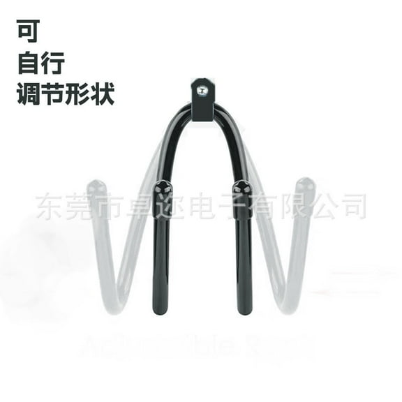 Viveous 2 Sets Flute Wall Mount Hook Stand Storage Flute Display Rack Guitar Wall Mount Hanger Flat Wall Holder For Flute Guitar Hook