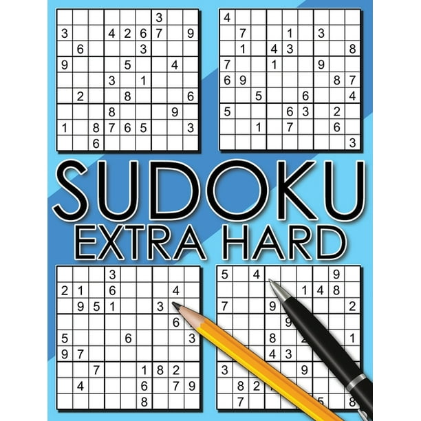 Sudoku Extra Hard : Sudoku Diabolical, Hard Sudoku Books for Adults, Sudoku Gift Book, Sudoku Difficult Level, Gift for Math Geeks (Paperback)