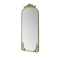 thumbnail image 5 of Tcbosik Arched Full Length Mirror Wall Mounted - 58" x 24" Full Body Mirror with Metal Frame for Cloak Room, Bedroom, Living Room, Bronze, 5 of 8