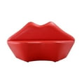 thumbnail image 3 of Manhattan Comfort Kiss Faux Leather 2-Seater Loveseat in Red, 3 of 9
