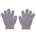 thumbnail image 6 of Piuwrlz Kids Winter 3 Piece Set Girls Boys Hats Scarves Glove Thickened Plush Windproof Gloves Gray Size 2-8 Years, 6 of 7
