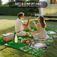 thumbnail image 4 of St. Patrick's Day Outdoor Rug for Patio/Deck/Porch, Non-Slip Large Area Rug 4 x 6 Ft, Spring Shamrock Gnomes Balloons Flag Green Indoor Outdoor Rugs Washable Area Rugs, Camping Rug Carpet Runner, 4 of 8