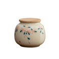 thumbnail image 1 of Hand-painted Tea Canister Household Ceramic Storage Container Small Portable Tea Tin, 1 of 7
