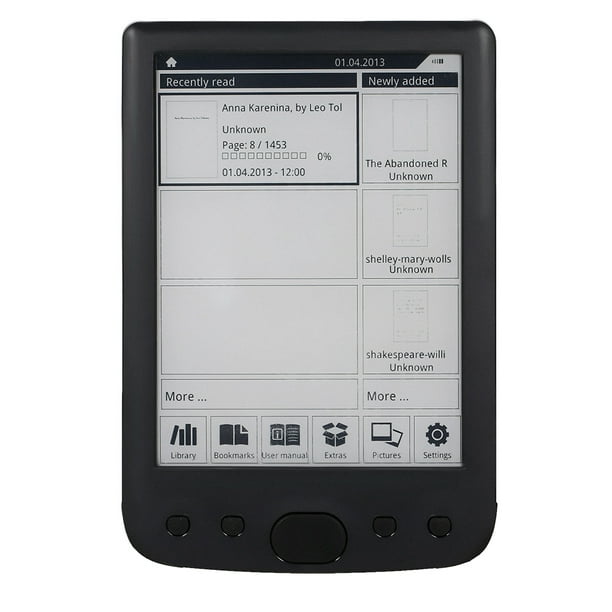  E Reader, 6in 800x600 HD Ink Screen E Reader 8GB 512MB Ebook  Reader with Protective Case Film Eye Care 8GB eReader for Reading :  Electronics
