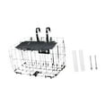 thumbnail image 4 of Almencla Bike Basket Front Decor Lightweight Simple Sundries Container Cycling Basket Black with Lid, 4 of 8