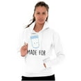 thumbnail image 5 of Cute Matching Set Couples Kawaii Unisex Plus Fleece Graphic Hoodie Brisco Brands 4X, 5 of 6