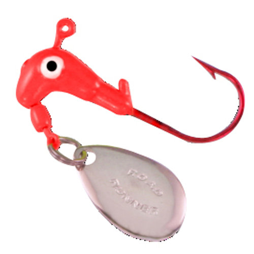 Road Runner Barbed Head Lure, Fluorescent Red, 18 Oz Mauritius