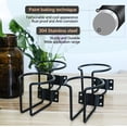 thumbnail image 3 of 2 Pcs Porte-Gobelets de Voiture en Acier Inoxydable pour Bateaux Noir, 3 of 9