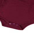 thumbnail image 4 of Infant Baby Girl Basic Ruffle Long Sleeve Cotton Romper Bodysuit Tops Clothes, 4 of 4
