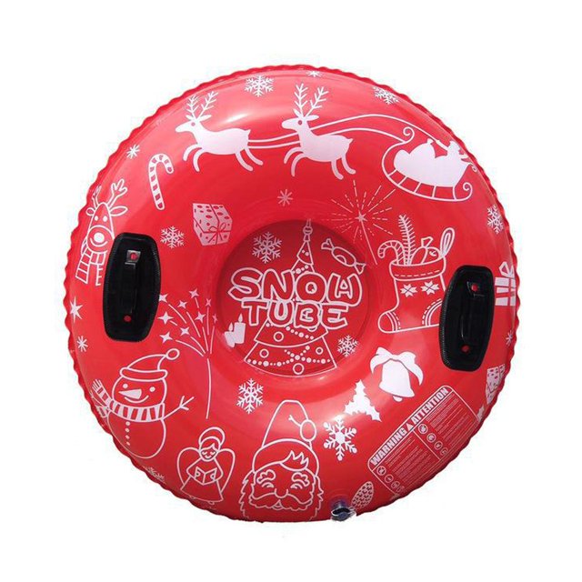 Tubo De Nieve De Navidad Trineo De Nieve Inflable Con Asas Resistentes Trineo De Nieve Jinete De Nieve Para Niños Adultos Invierno Al Aire Libre Eigraketly HA038226-00