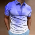 thumbnail image 2 of Vetsdori Mens Short Sleeve Shirts Polo Pullover Print Casual Work Mesh Quick Dry Summer Gift for Men T-Shirts for Men Button up, 2 of 8