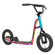 Sullivan 12" Terra Firma Freestyle Scooter, Ages 7-12, Jet Fuelled Neo Chrome, All Terrain Inflatable Tires