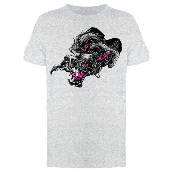 Japanese Dragon Tattoos T-Shirt Men -Image by Shutterstock, Male Medium