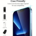 thumbnail image 4 of 3-pack iPhone screen protector, 9H hardness tempered glass, scratch-resistant and shatter-resistant, easy to install, compatible with iPhone 15/14/13/13 Pro, 4 of 4