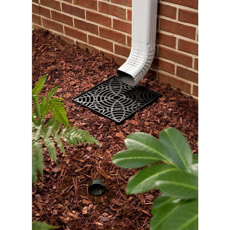 12 Inch No Dig Low Profile Catch Basin Downspout Extension Kit