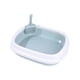 thumbnail image 5 of Caja de arena para gatos Sunnimix semicerrada Contenedor de arena de Cara alta Bandeja de arena azul, 5 of 8