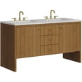 thumbnail image 3 of James Martin Vanities 435-V60D-LNO-3EJP Hudson 60" Free Standing Double Basin Poplar Wood, 3 of 7