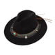 thumbnail image 1 of 1 sombrero de jazz de estilo étnico práctico, sombrero de lana de estilo étnico, sombrero de jazz retro., 1 of 7
