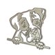 thumbnail image 1 of Troquel De Acero Al Carbono Exquisito Diy Relieve De Metal Troqueles De Corte De Moda Molde De Cuchillo De Grabado Reutilizable Con Forma De Perros Para Clips Álbumes De Fotos Relieve Guardurnaity HA018894-00, 1 of 7