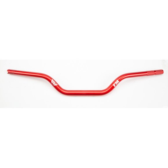 Forbidden Guidon Style Moto 1-1/8 Po avec Extrémités 1 Po, Rouge - 4,5 Po