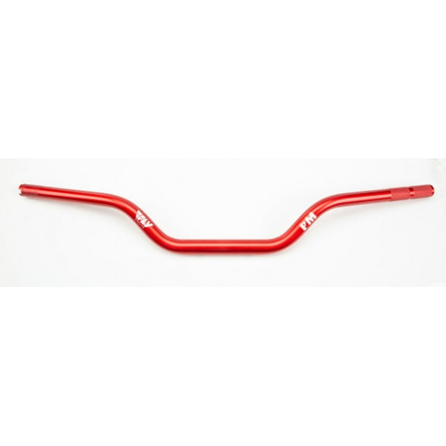 Forbidden Guidon Style Moto 1-1/8 Po avec Extrémités 1 Po, Rouge - 4,5 Po