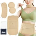 thumbnail image 2 of 5pcs Castor Waist Neck Pack Set with Chest Pads Castor Oil Wrap Mess-Free Castor Pack Wrap with Adjustable Straps Soft, 2 of 11