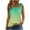 Green, variant on AherBiu Tank Tops for Women Square Neck Wide Strap Gradient Color Sleeveeless Summer Top Tees Shirts